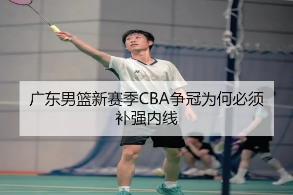 广东男篮新赛季CBA争冠为何必须补强内线